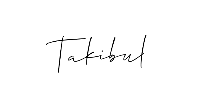 How to Draw Takibul signature style? Allison_Script is a latest design signature styles for name Takibul. Takibul signature style 2 images and pictures png