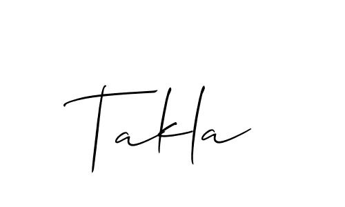 How to make Takla name signature. Use Allison_Script style for creating short signs online. This is the latest handwritten sign. Takla signature style 2 images and pictures png