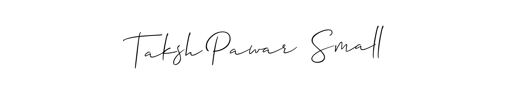 Best and Professional Signature Style for Taksh Pawar  Small. Allison_Script Best Signature Style Collection. Taksh Pawar  Small signature style 2 images and pictures png