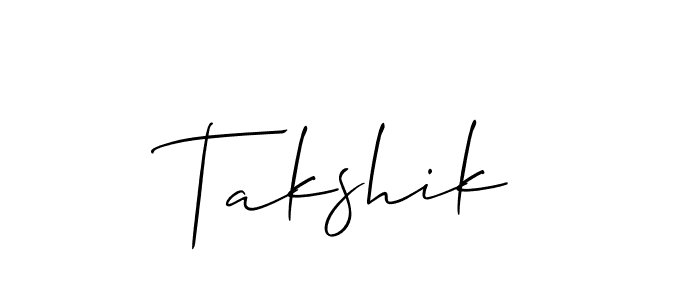 You can use this online signature creator to create a handwritten signature for the name Takshik. This is the best online autograph maker. Takshik signature style 2 images and pictures png
