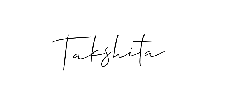 Similarly Allison_Script is the best handwritten signature design. Signature creator online .You can use it as an online autograph creator for name Takshita. Takshita signature style 2 images and pictures png