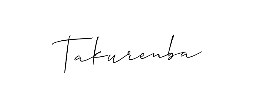 Once you've used our free online signature maker to create your best signature Allison_Script style, it's time to enjoy all of the benefits that Takurenba name signing documents. Takurenba signature style 2 images and pictures png