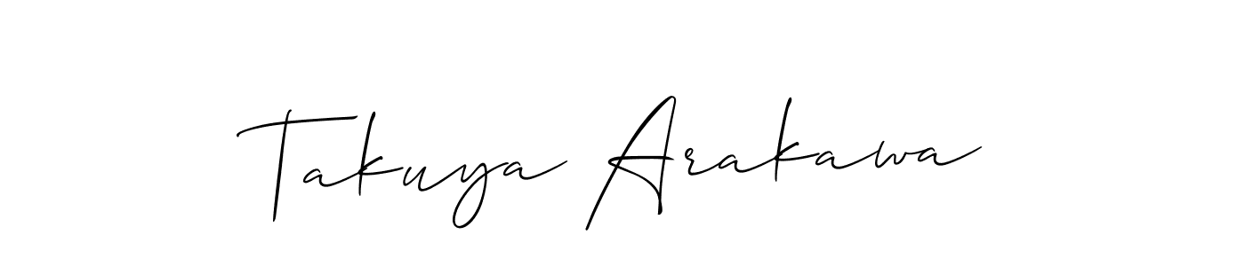 Similarly Allison_Script is the best handwritten signature design. Signature creator online .You can use it as an online autograph creator for name Takuya Arakawa. Takuya Arakawa signature style 2 images and pictures png