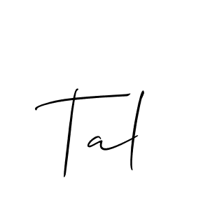 Here are the top 10 professional signature styles for the name Tal. These are the best autograph styles you can use for your name. Tal signature style 2 images and pictures png