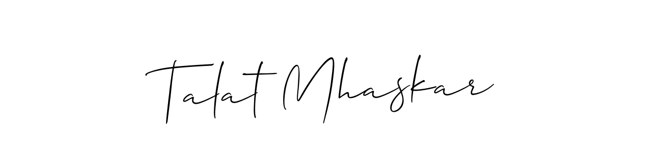 See photos of Talat Mhaskar official signature by Spectra . Check more albums & portfolios. Read reviews & check more about Allison_Script font. Talat Mhaskar signature style 2 images and pictures png