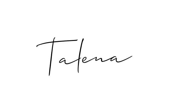 You can use this online signature creator to create a handwritten signature for the name Talena. This is the best online autograph maker. Talena signature style 2 images and pictures png