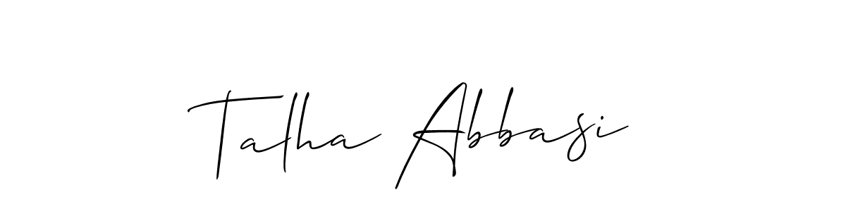 Make a short Talha Abbasi signature style. Manage your documents anywhere anytime using Allison_Script. Create and add eSignatures, submit forms, share and send files easily. Talha Abbasi signature style 2 images and pictures png