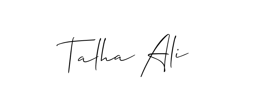 How to Draw Talha Ali signature style? Allison_Script is a latest design signature styles for name Talha Ali. Talha Ali signature style 2 images and pictures png