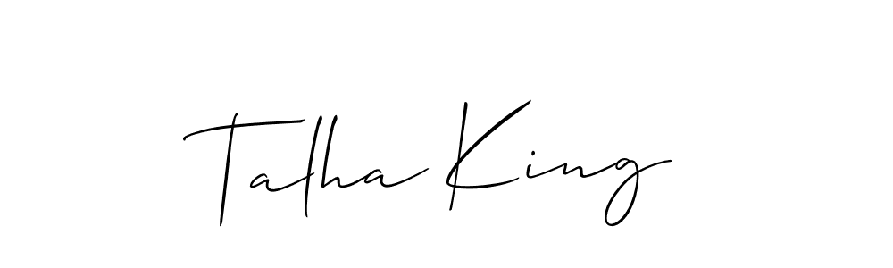 Once you've used our free online signature maker to create your best signature Allison_Script style, it's time to enjoy all of the benefits that Talha King name signing documents. Talha King signature style 2 images and pictures png