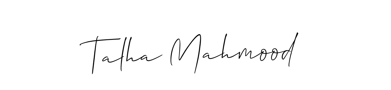 This is the best signature style for the Talha Mahmood name. Also you like these signature font (Allison_Script). Mix name signature. Talha Mahmood signature style 2 images and pictures png
