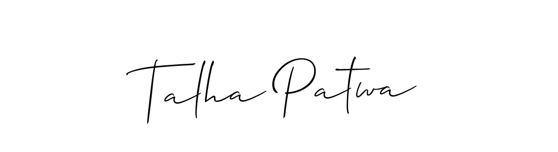 You can use this online signature creator to create a handwritten signature for the name Talha Patwa. This is the best online autograph maker. Talha Patwa signature style 2 images and pictures png