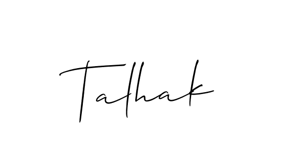 This is the best signature style for the Talhak name. Also you like these signature font (Allison_Script). Mix name signature. Talhak signature style 2 images and pictures png