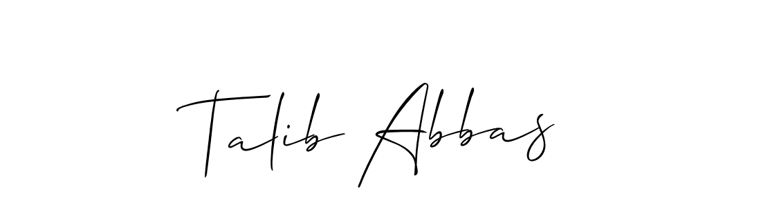 You can use this online signature creator to create a handwritten signature for the name Talib Abbas. This is the best online autograph maker. Talib Abbas signature style 2 images and pictures png