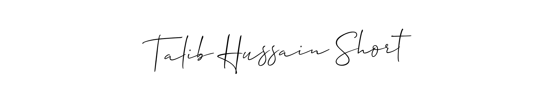 Once you've used our free online signature maker to create your best signature Allison_Script style, it's time to enjoy all of the benefits that Talib Hussain Short name signing documents. Talib Hussain Short signature style 2 images and pictures png