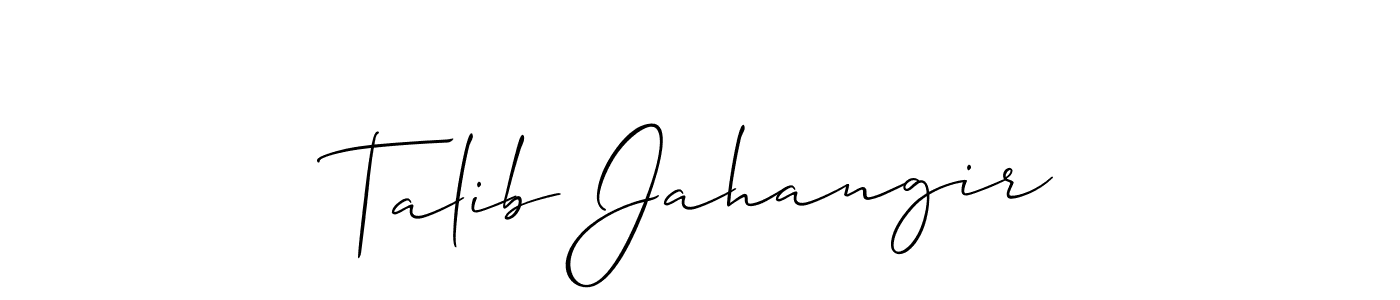 Here are the top 10 professional signature styles for the name Talib Jahangir. These are the best autograph styles you can use for your name. Talib Jahangir signature style 2 images and pictures png