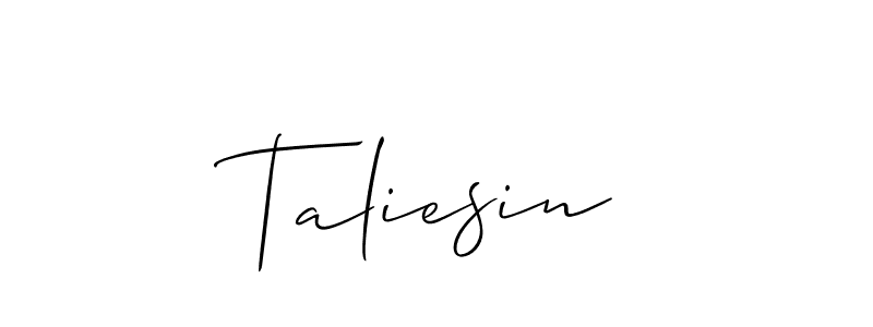 if you are searching for the best signature style for your name Taliesin. so please give up your signature search. here we have designed multiple signature styles  using Allison_Script. Taliesin signature style 2 images and pictures png