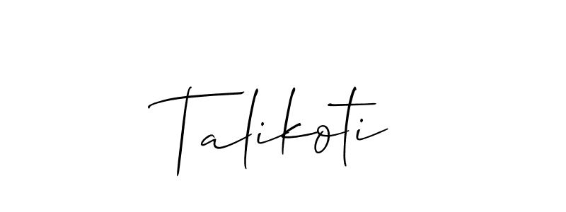 See photos of Talikoti official signature by Spectra . Check more albums & portfolios. Read reviews & check more about Allison_Script font. Talikoti signature style 2 images and pictures png