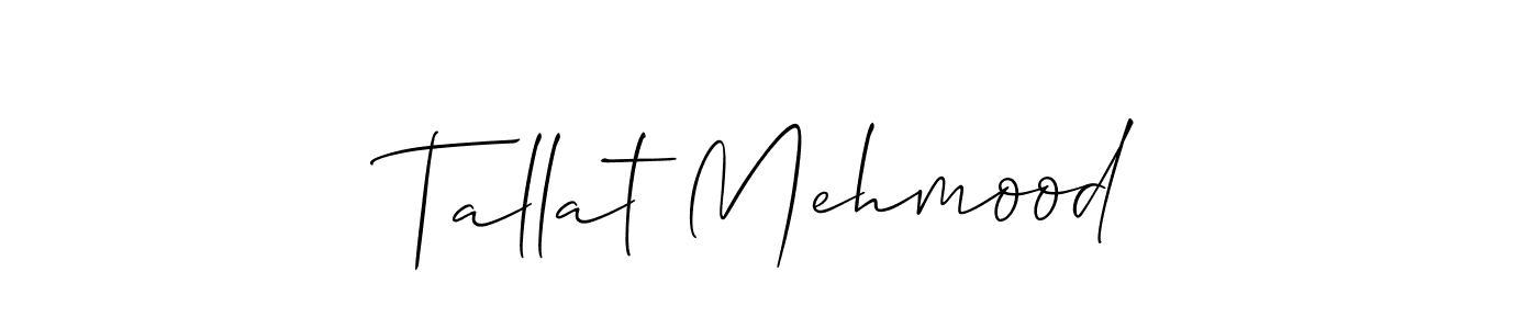 Similarly Allison_Script is the best handwritten signature design. Signature creator online .You can use it as an online autograph creator for name Tallat Mehmood. Tallat Mehmood signature style 2 images and pictures png