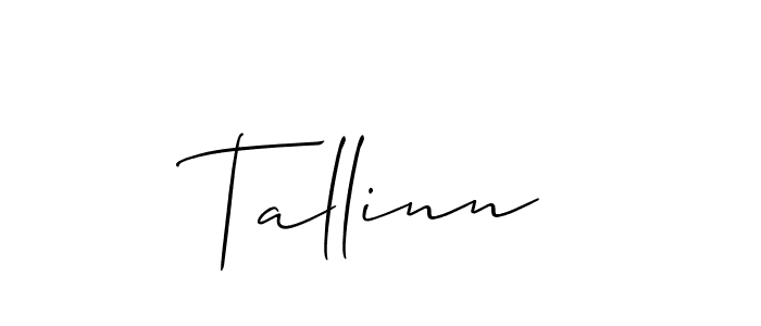 Also You can easily find your signature by using the search form. We will create Tallinn name handwritten signature images for you free of cost using Allison_Script sign style. Tallinn signature style 2 images and pictures png