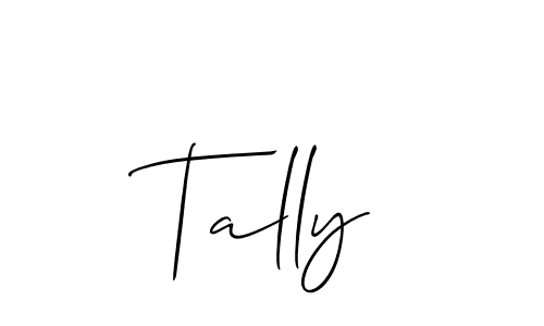 if you are searching for the best signature style for your name Tally. so please give up your signature search. here we have designed multiple signature styles  using Allison_Script. Tally signature style 2 images and pictures png