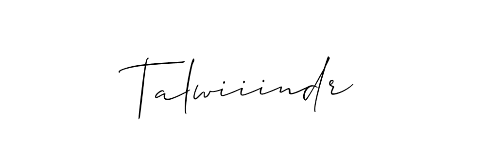 You should practise on your own different ways (Allison_Script) to write your name (Talwiiindr) in signature. don't let someone else do it for you. Talwiiindr signature style 2 images and pictures png