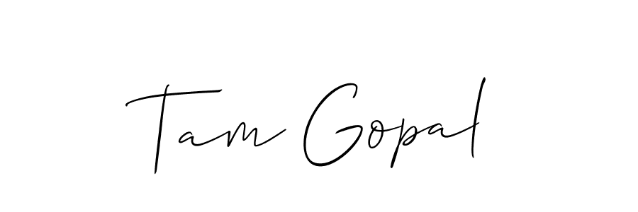 Make a beautiful signature design for name Tam Gopal. Use this online signature maker to create a handwritten signature for free. Tam Gopal signature style 2 images and pictures png