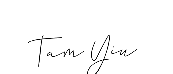Once you've used our free online signature maker to create your best signature Allison_Script style, it's time to enjoy all of the benefits that Tam Yiu name signing documents. Tam Yiu signature style 2 images and pictures png