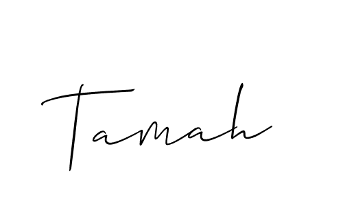 Best and Professional Signature Style for Tamah. Allison_Script Best Signature Style Collection. Tamah signature style 2 images and pictures png