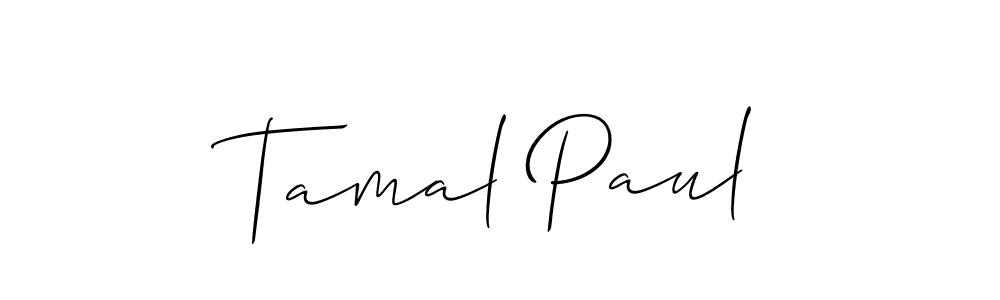 You can use this online signature creator to create a handwritten signature for the name Tamal Paul. This is the best online autograph maker. Tamal Paul signature style 2 images and pictures png