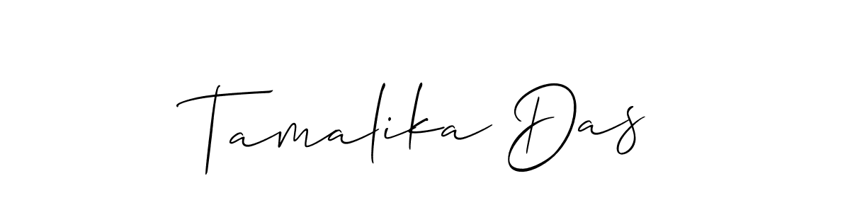 Once you've used our free online signature maker to create your best signature Allison_Script style, it's time to enjoy all of the benefits that Tamalika Das name signing documents. Tamalika Das signature style 2 images and pictures png