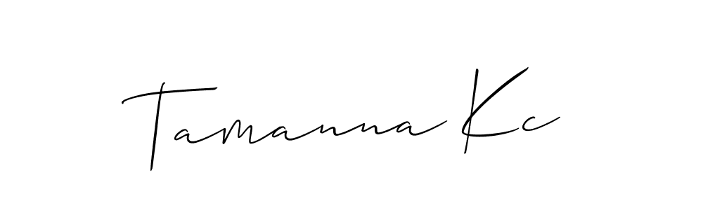 You can use this online signature creator to create a handwritten signature for the name Tamanna Kc. This is the best online autograph maker. Tamanna Kc signature style 2 images and pictures png