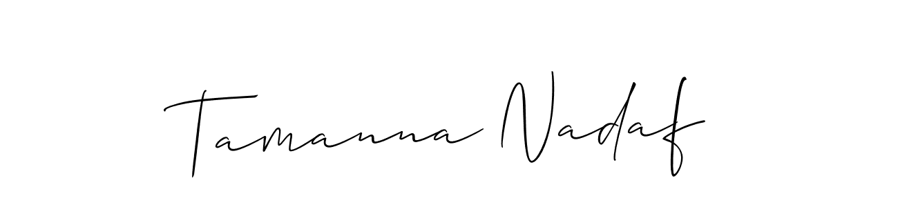 You can use this online signature creator to create a handwritten signature for the name Tamanna Nadaf. This is the best online autograph maker. Tamanna Nadaf signature style 2 images and pictures png