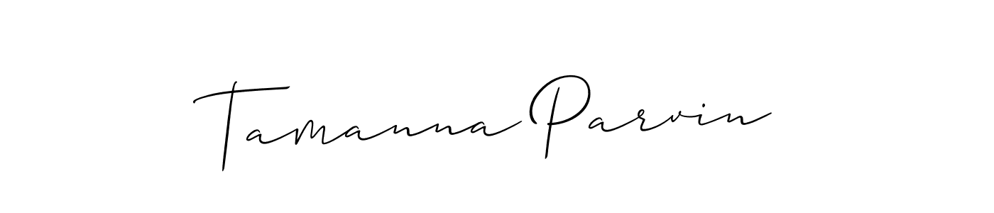 You can use this online signature creator to create a handwritten signature for the name Tamanna Parvin. This is the best online autograph maker. Tamanna Parvin signature style 2 images and pictures png