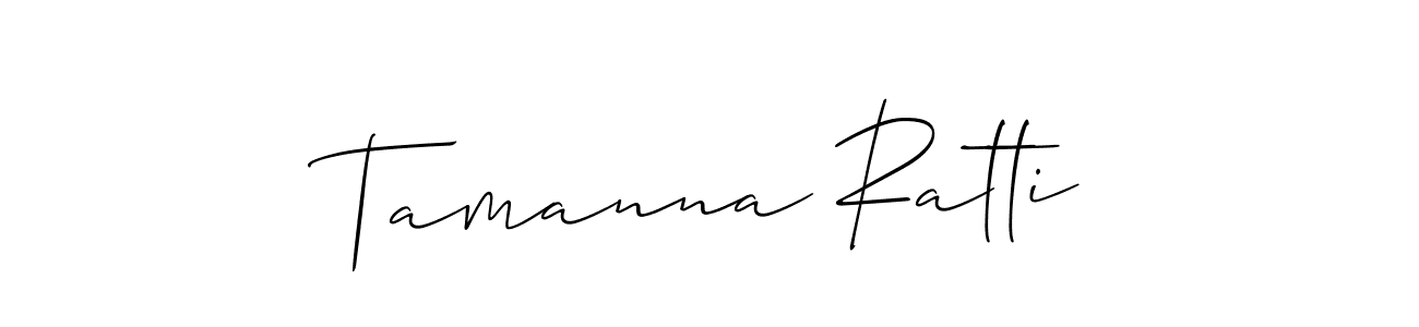 This is the best signature style for the Tamanna Ratti name. Also you like these signature font (Allison_Script). Mix name signature. Tamanna Ratti signature style 2 images and pictures png