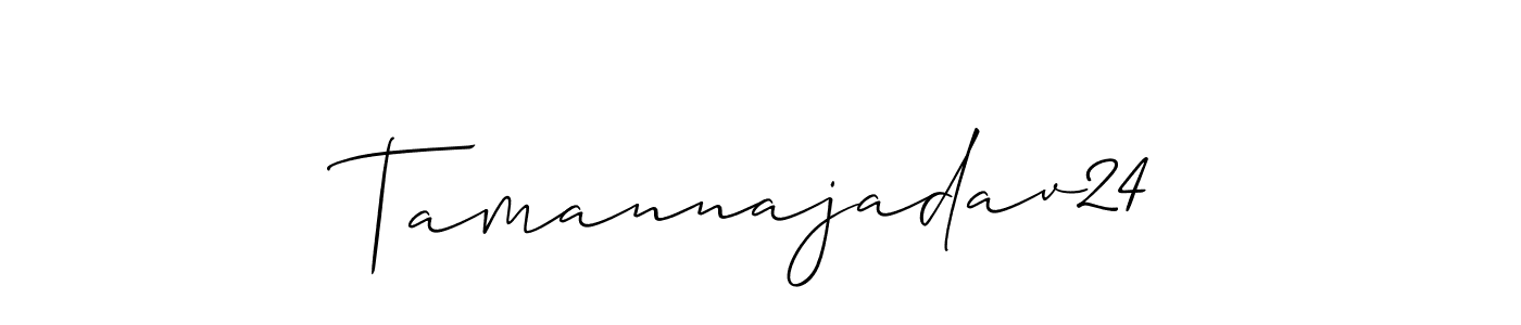 Similarly Allison_Script is the best handwritten signature design. Signature creator online .You can use it as an online autograph creator for name Tamannajadav24. Tamannajadav24 signature style 2 images and pictures png