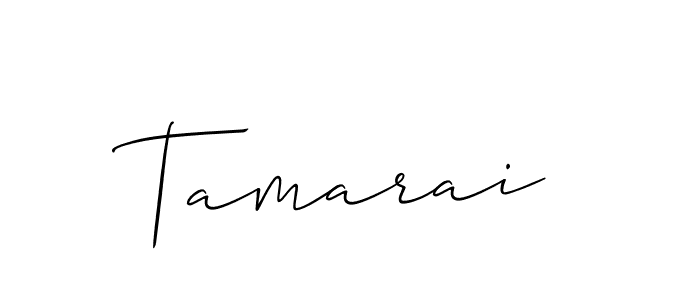 Make a short Tamarai signature style. Manage your documents anywhere anytime using Allison_Script. Create and add eSignatures, submit forms, share and send files easily. Tamarai signature style 2 images and pictures png