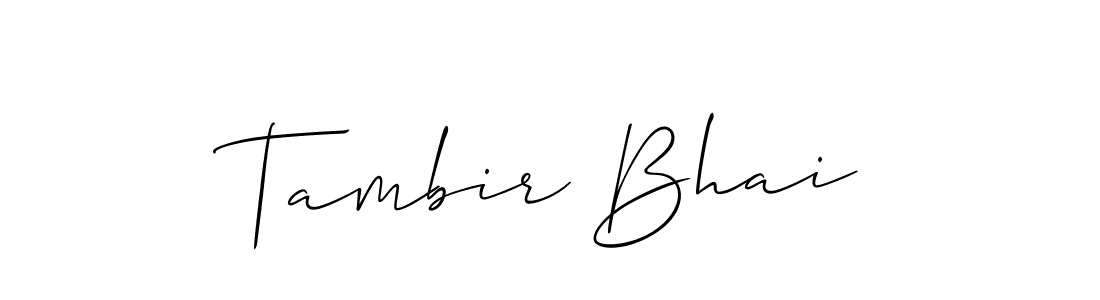 Once you've used our free online signature maker to create your best signature Allison_Script style, it's time to enjoy all of the benefits that Tambir Bhai name signing documents. Tambir Bhai signature style 2 images and pictures png