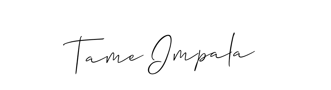 You can use this online signature creator to create a handwritten signature for the name Tame Impala. This is the best online autograph maker. Tame Impala signature style 2 images and pictures png