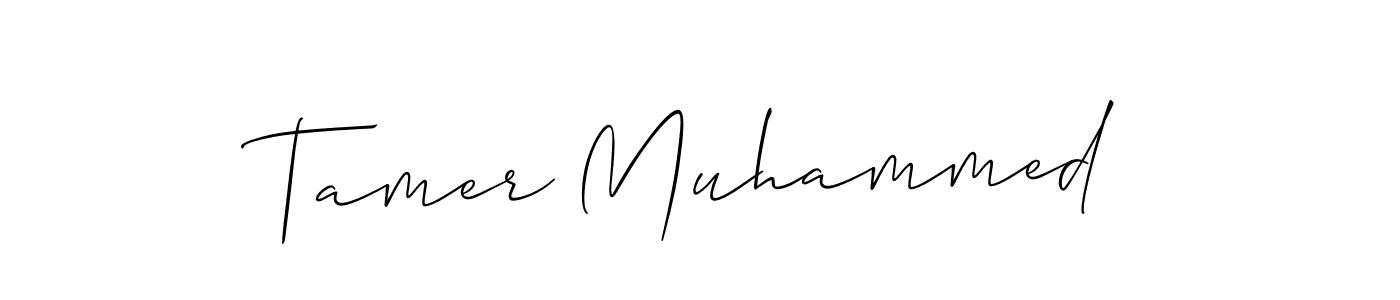 Best and Professional Signature Style for Tamer Muhammed. Allison_Script Best Signature Style Collection. Tamer Muhammed signature style 2 images and pictures png