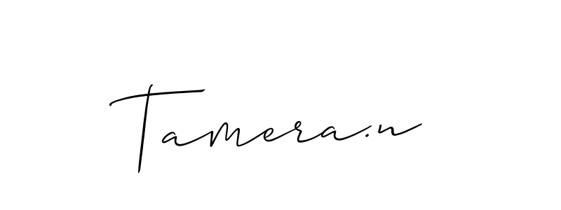 Make a beautiful signature design for name Tamera.n. Use this online signature maker to create a handwritten signature for free. Tamera.n signature style 2 images and pictures png