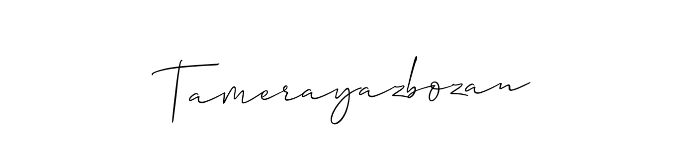 This is the best signature style for the Tamerayazbozan name. Also you like these signature font (Allison_Script). Mix name signature. Tamerayazbozan signature style 2 images and pictures png