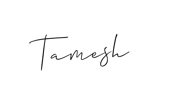 Best and Professional Signature Style for Tamesh. Allison_Script Best Signature Style Collection. Tamesh signature style 2 images and pictures png