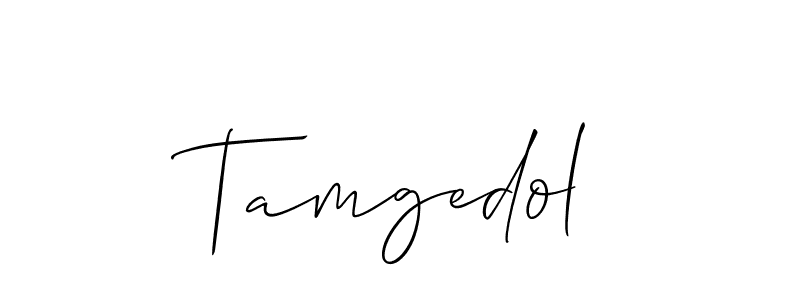 This is the best signature style for the Tamgedol name. Also you like these signature font (Allison_Script). Mix name signature. Tamgedol signature style 2 images and pictures png