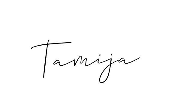 Check out images of Autograph of Tamija name. Actor Tamija Signature Style. Allison_Script is a professional sign style online. Tamija signature style 2 images and pictures png