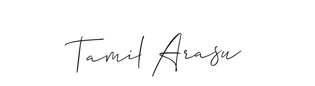 The best way (Allison_Script) to make a short signature is to pick only two or three words in your name. The name Tamil Arasu include a total of six letters. For converting this name. Tamil Arasu signature style 2 images and pictures png