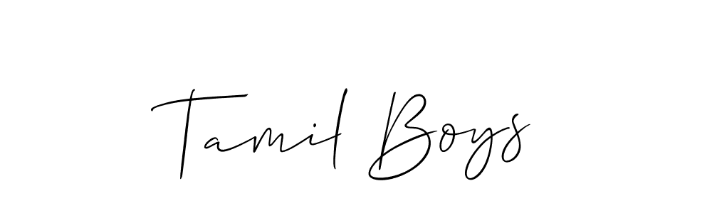 if you are searching for the best signature style for your name Tamil Boys. so please give up your signature search. here we have designed multiple signature styles  using Allison_Script. Tamil Boys signature style 2 images and pictures png