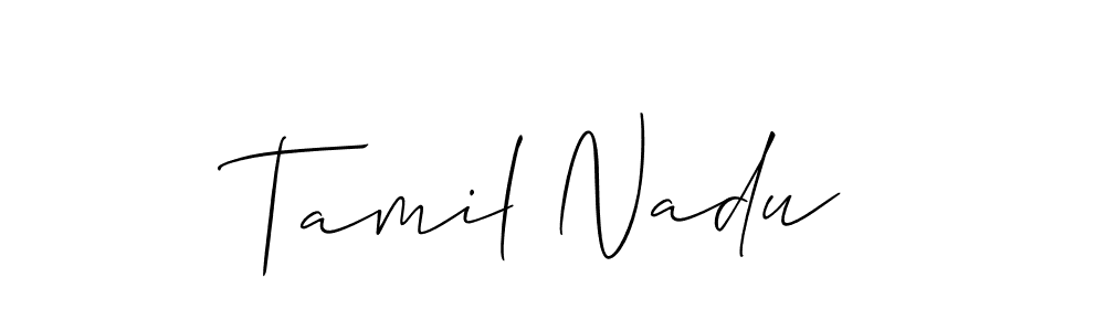 Create a beautiful signature design for name Tamil Nadu. With this signature (Allison_Script) fonts, you can make a handwritten signature for free. Tamil Nadu signature style 2 images and pictures png