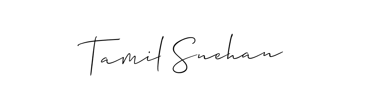 Best and Professional Signature Style for Tamil Snehan. Allison_Script Best Signature Style Collection. Tamil Snehan signature style 2 images and pictures png