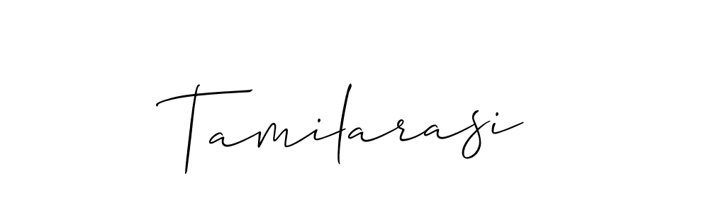 Tamilarasi stylish signature style. Best Handwritten Sign (Allison_Script) for my name. Handwritten Signature Collection Ideas for my name Tamilarasi. Tamilarasi signature style 2 images and pictures png