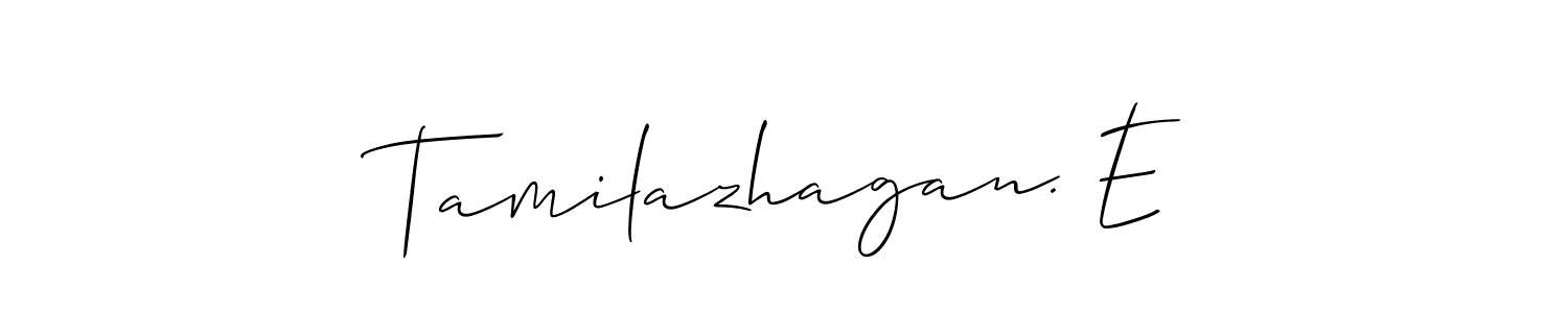 You can use this online signature creator to create a handwritten signature for the name Tamilazhagan. E. This is the best online autograph maker. Tamilazhagan. E signature style 2 images and pictures png